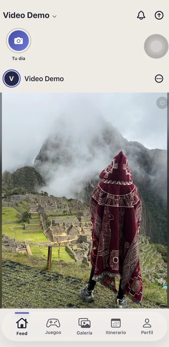 Feed privado de un Momento en Sotemi